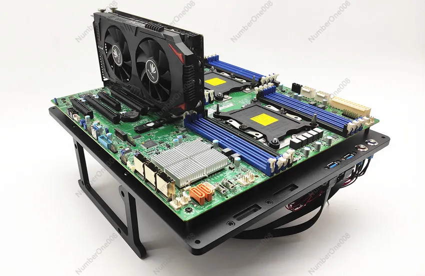 EATX Dual Server Motherboard O - огляд і ціна Aluminum Open Frame Test Bench Water Cooling