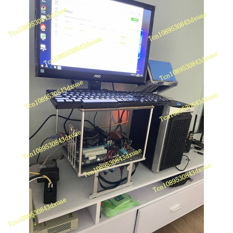 Open Frame Aluminum Computer C - огляд і ціна Aluminum Open Frame Test Bench Water Cooling