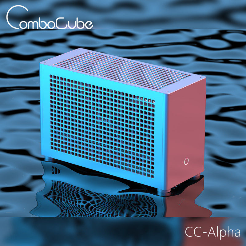 ComboCube CC-Alpha Mini ITX Ca - огляд і ціна Sff Mini Itx Cnc Aluminum Chassis