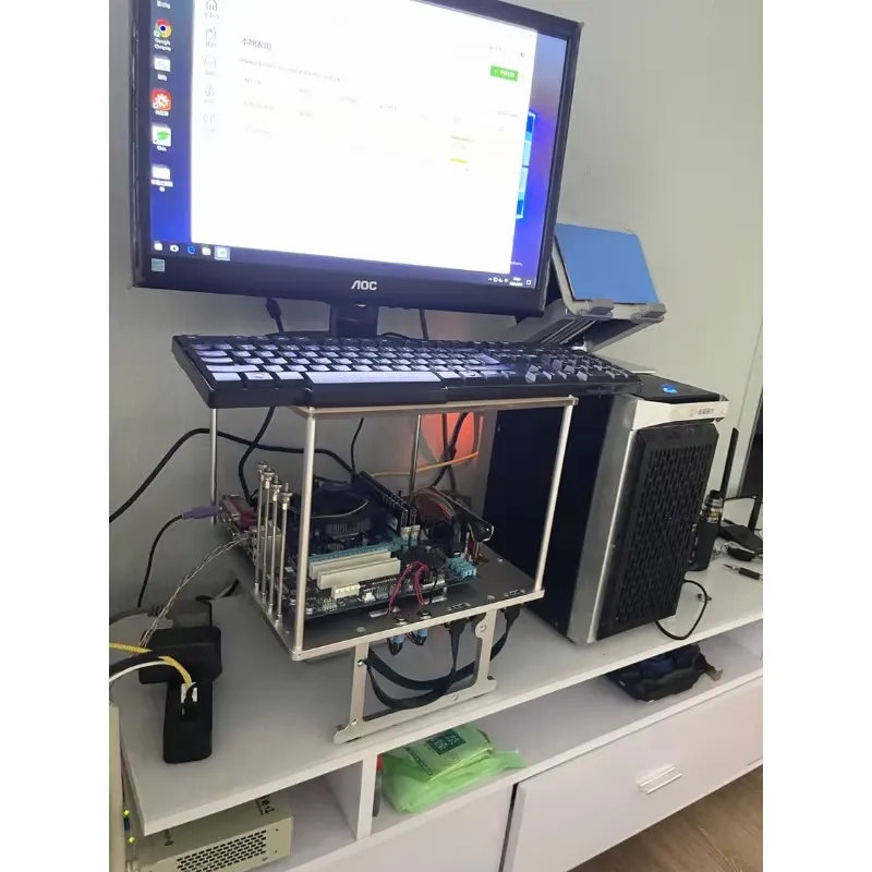 for Open Frame Aluminum MATX T - огляд і ціна Aluminum Open Frame Test Bench Water Cooling