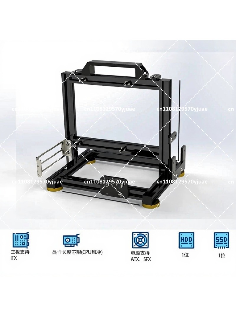 Aluminum Open Air PC Test Benc - огляд і ціна Aluminum Open Frame Test Bench Water Cooling