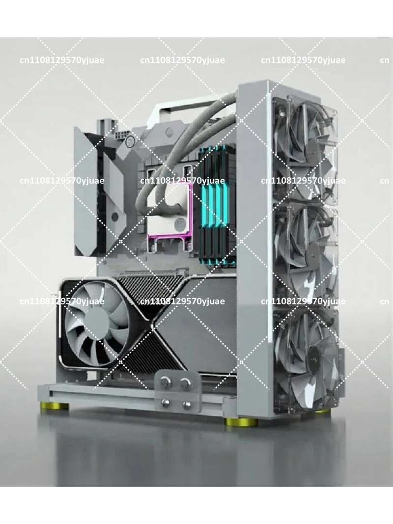 Aluminum Open Air PC Test Benc - огляд і ціна Aluminum Open Frame Test Bench Water Cooling