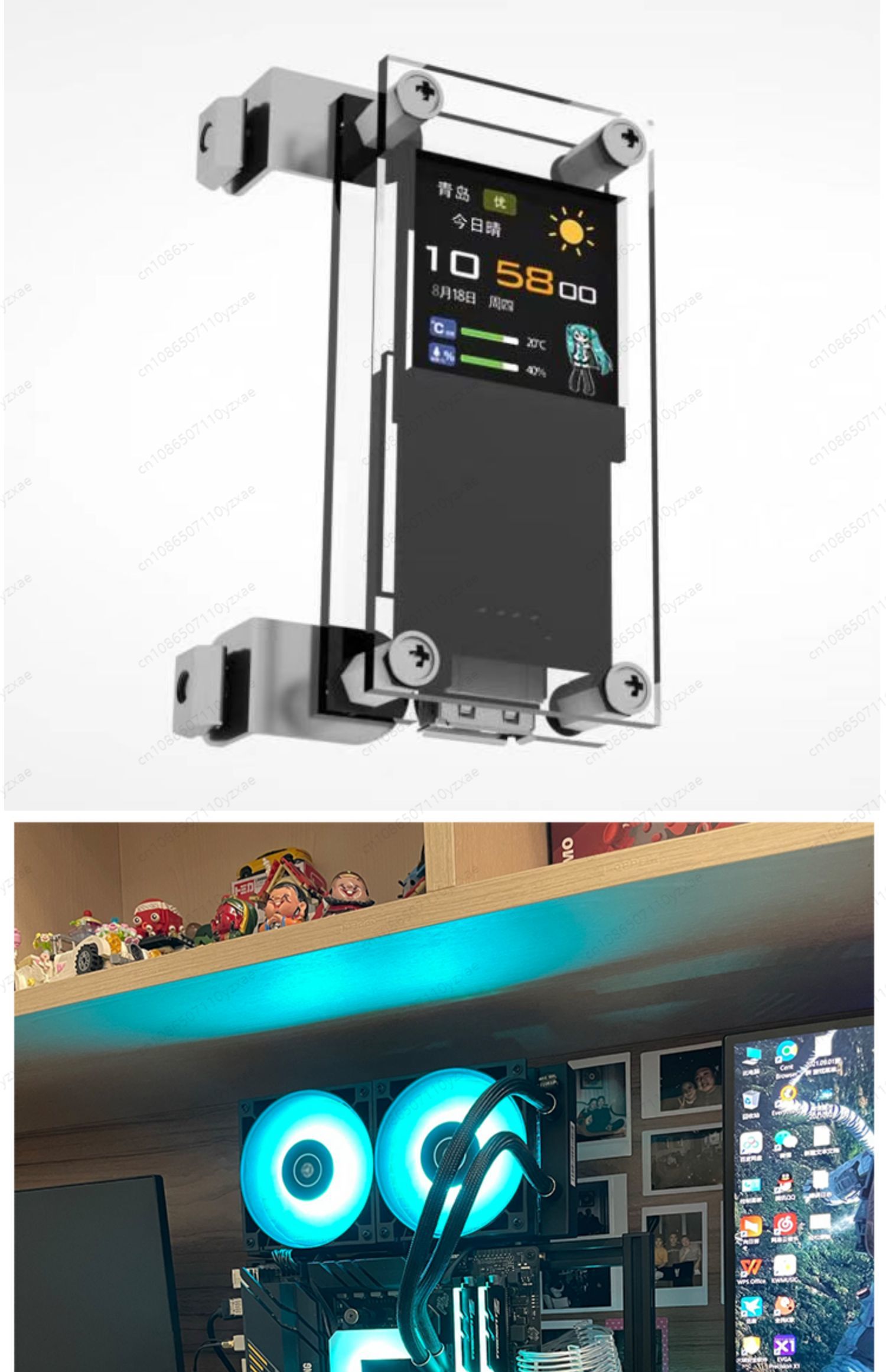 Portable All Aluminum Open Air - огляд і ціна Aluminum Open Frame Test Bench Water Cooling